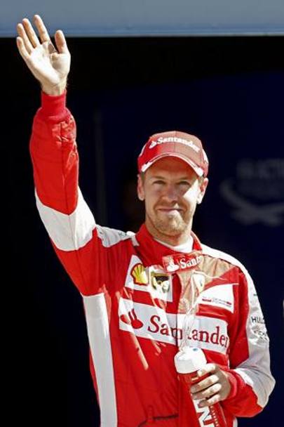 Per Vettel un ottimo 3° tempo. Reuters